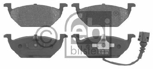 FEBI BILSTEIN 23187 - Brake Pad Set, disc brake Front Axle SEAT, VW, SKODA, AUDI