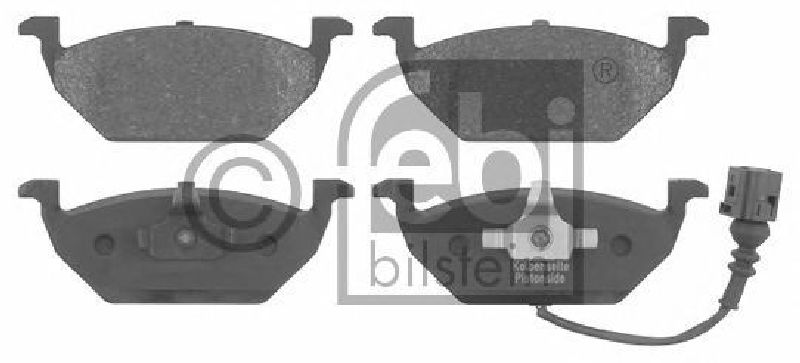 FEBI BILSTEIN 23187 - Brake Pad Set, disc brake Front Axle SEAT, VW, SKODA, AUDI