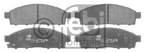 FEBI BILSTEIN 24529 - Brake Pad Set, disc brake Front Axle MITSUBISHI
