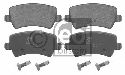 FEBI BILSTEIN 24496 - Brake Pad Set, disc brake Rear Axle FORD, VOLVO