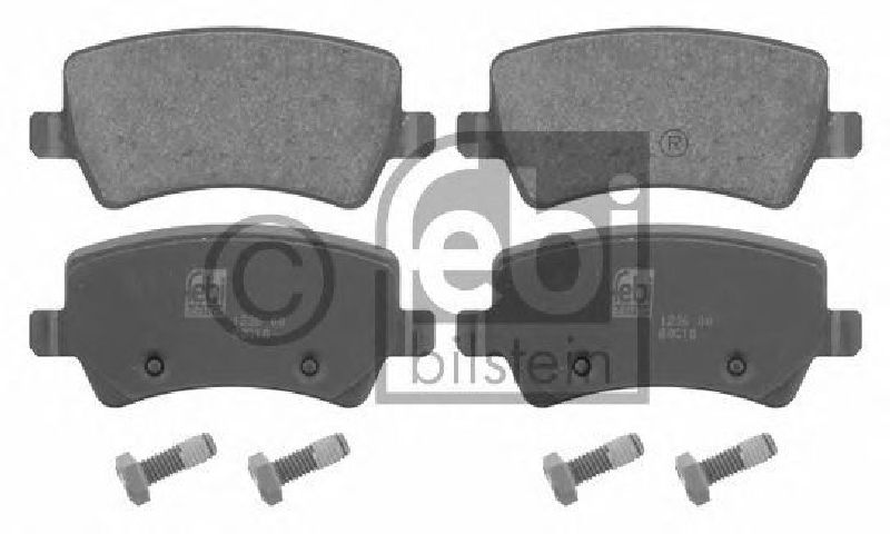 FEBI BILSTEIN 24496 - Brake Pad Set, disc brake Rear Axle FORD, VOLVO