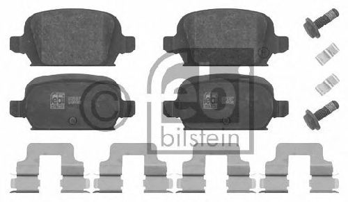 FEBI BILSTEIN 23284 - Brake Pad Set, disc brake Rear Axle