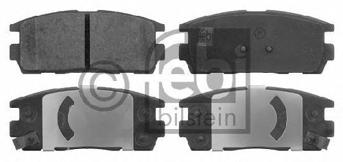FEBI BILSTEIN 20009 - Brake Pad Set, disc brake Rear Axle CHEVROLET, OPEL, VAUXHALL