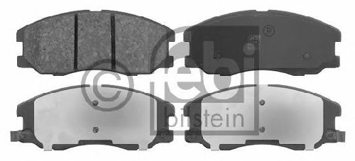FEBI BILSTEIN 24510 - Brake Pad Set, disc brake Front Axle CHEVROLET, OPEL, VAUXHALL