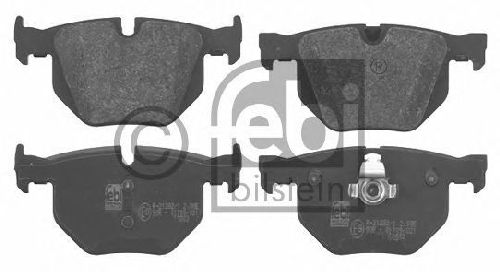 FEBI BILSTEIN 21282 - Brake Pad Set, disc brake Rear Axle BMW