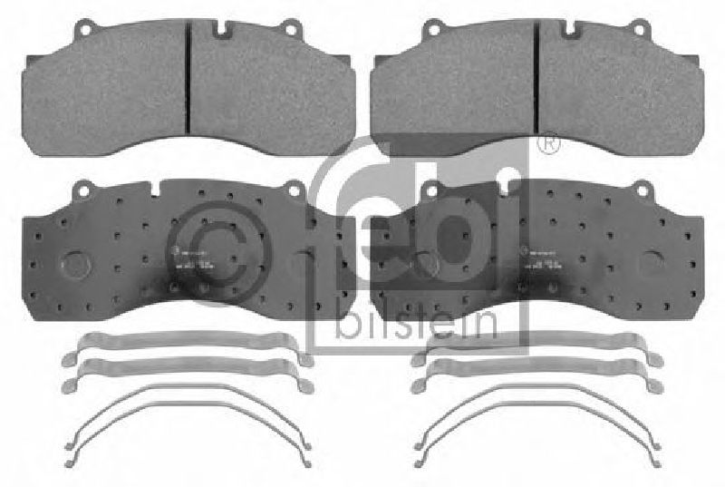FEBI BILSTEIN 29143 - Brake Pad Set, disc brake Rear Axle