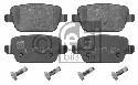 FEBI BILSTEIN 24537 - Brake Pad Set, disc brake Rear Axle FORD, VOLVO, LAND ROVER