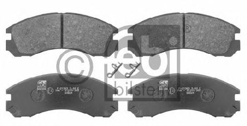 FEBI BILSTEIN 21363 - Brake Pad Set, disc brake Front Axle MITSUBISHI, CITROËN, PEUGEOT