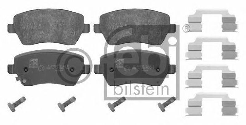 FEBI BILSTEIN 23973 - Brake Pad Set, disc brake Front Axle SUZUKI, OPEL