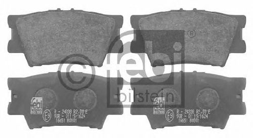 FEBI BILSTEIN 24338 - Brake Pad Set, disc brake Rear Axle TOYOTA