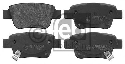 FEBI BILSTEIN 23620 - Brake Pad Set, disc brake Rear Axle