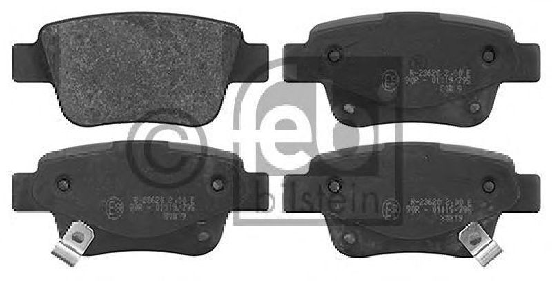 FEBI BILSTEIN 23620 - Brake Pad Set, disc brake Rear Axle