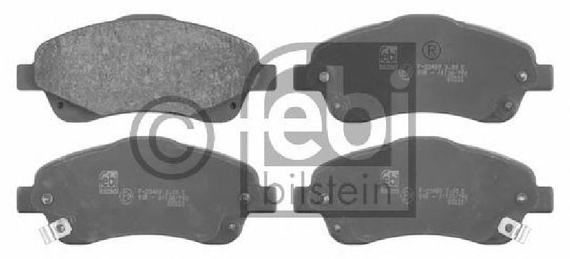 FEBI BILSTEIN 23768 - Brake Pad Set, disc brake Front Axle