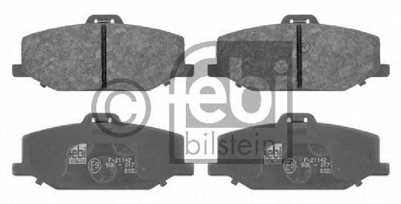 FEBI BILSTEIN 21142 - Brake Pad Set, disc brake Front Axle SUZUKI