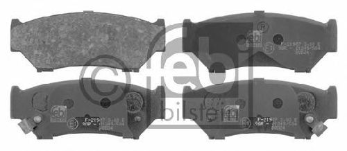 FEBI BILSTEIN 21809 - Brake Pad Set, disc brake Front Axle