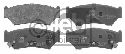 FEBI BILSTEIN 21809 - Brake Pad Set, disc brake Front Axle