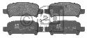 FEBI BILSTEIN 23572 - Brake Pad Set, disc brake Rear Axle SUBARU
