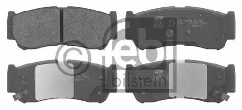 FEBI BILSTEIN 24488 - Brake Pad Set, disc brake Rear Axle HYUNDAI