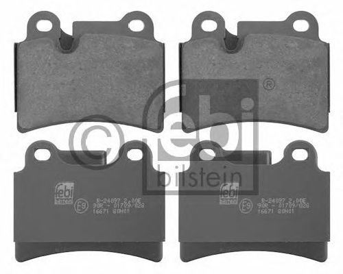 FEBI BILSTEIN 24097 - Brake Pad Set, disc brake Rear Axle VW