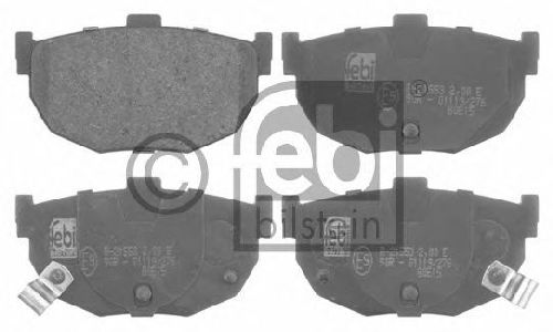 FEBI BILSTEIN 21553 - Brake Pad Set, disc brake Rear Axle HYUNDAI