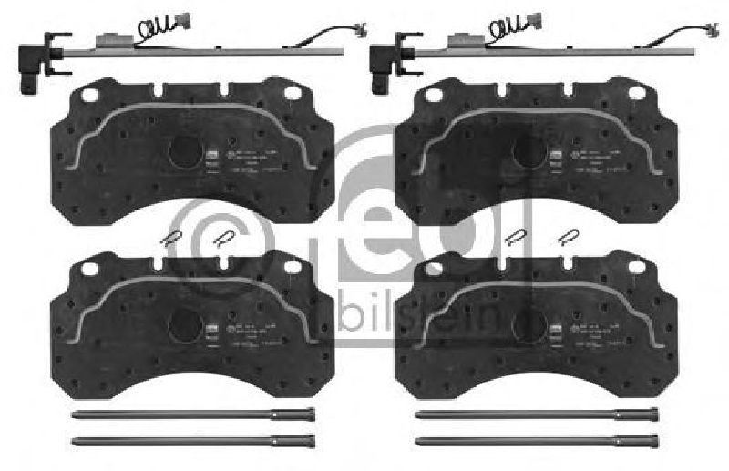 FEBI BILSTEIN 29100 - Brake Pad Set, disc brake Front Axle RENAULT TRUCKS