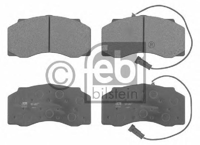 FEBI BILSTEIN 29077 - Brake Pad Set, disc brake Front Axle