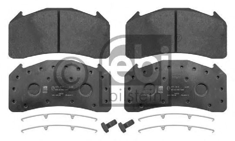 FEBI BILSTEIN 29136 - Brake Pad Set, disc brake Front Axle | Rear Axle