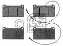 FEBI BILSTEIN 29765 - Brake Pad Set, disc brake Rear Axle MERCEDES-BENZ