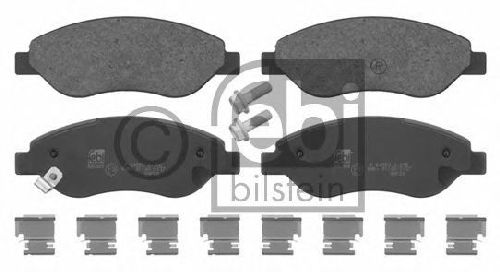 FEBI BILSTEIN 24550 - Brake Pad Set, disc brake Front Axle OPEL