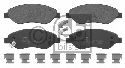 FEBI BILSTEIN 24550 - Brake Pad Set, disc brake Front Axle OPEL