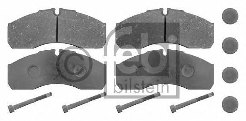 FEBI BILSTEIN 29160 - Brake Pad Set, disc brake Front Axle