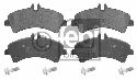 FEBI BILSTEIN 29217 - Brake Pad Set, disc brake Rear Axle MERCEDES-BENZ, VW