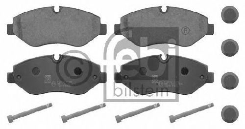 FEBI BILSTEIN 29192 - Brake Pad Set, disc brake Front Axle MERCEDES-BENZ, VW