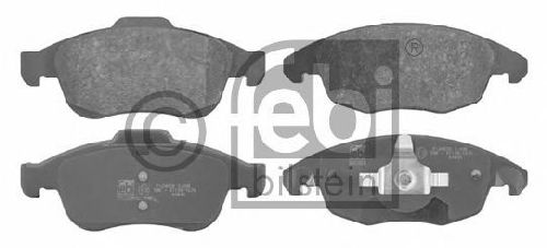 FEBI BILSTEIN 24538 - Brake Pad Set, disc brake Front Axle PEUGEOT, CITROËN, DS