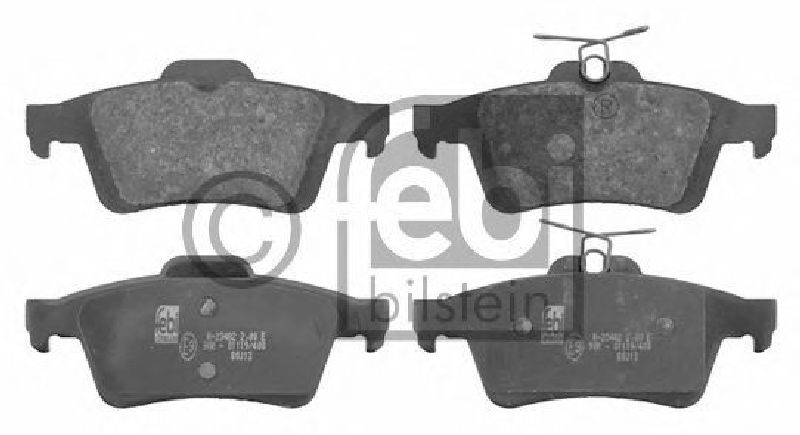 FEBI BILSTEIN 23482 - Brake Pad Set, disc brake Rear Axle VOLVO, FORD, MAZDA