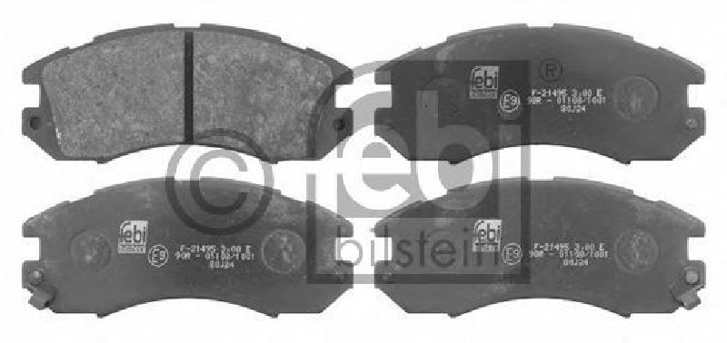 FEBI BILSTEIN 21495 - Brake Pad Set, disc brake Front Axle