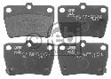 FEBI BILSTEIN 23656 - Brake Pad Set, disc brake Rear Axle