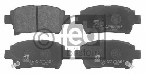 FEBI BILSTEIN 23904 - Brake Pad Set, disc brake Front Axle