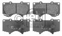 FEBI BILSTEIN 24024 - Brake Pad Set, disc brake Front Axle TOYOTA