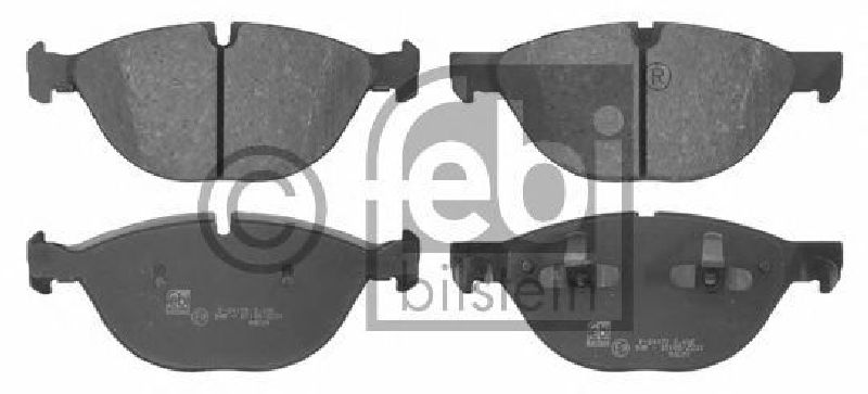 FEBI BILSTEIN 24172 - Brake Pad Set, disc brake Front Axle BMW