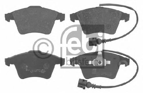 FEBI BILSTEIN 23749 - Brake Pad Set, disc brake Front Axle AUDI, VW