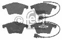 FEBI BILSTEIN 23749 - Brake Pad Set, disc brake Front Axle AUDI, VW