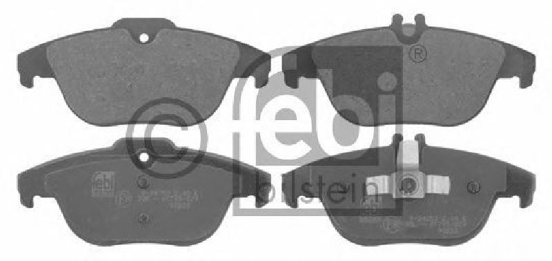 FEBI BILSTEIN 24253 - Brake Pad Set, disc brake Rear Axle MERCEDES-BENZ