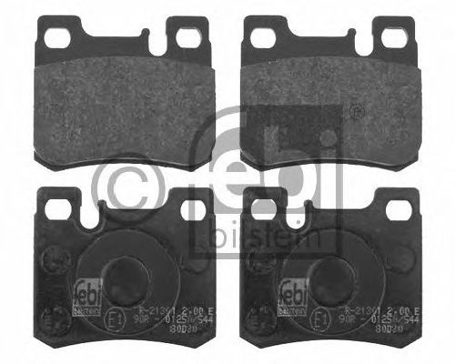 FEBI BILSTEIN 21301 - Brake Pad Set, disc brake Rear Axle