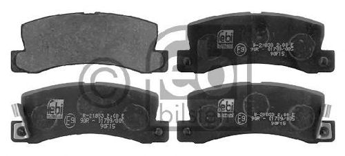 FEBI BILSTEIN 20076 - Brake Pad Set, disc brake Front Axle