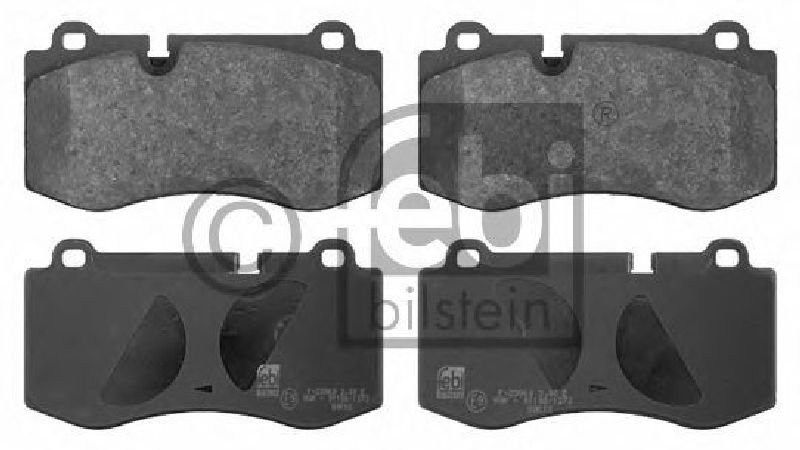 FEBI BILSTEIN 23960 - Brake Pad Set, disc brake Front Axle MERCEDES-BENZ