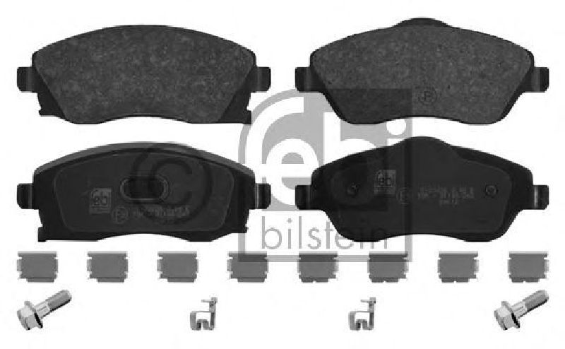 FEBI BILSTEIN 23225 - Brake Pad Set, disc brake Front Axle OPEL, VAUXHALL