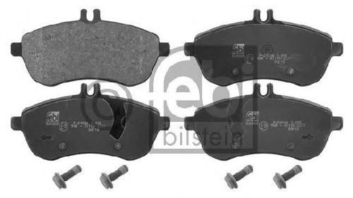 FEBI BILSTEIN 24306 - Brake Pad Set, disc brake Front Axle MERCEDES-BENZ