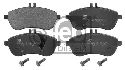 FEBI BILSTEIN 24306 - Brake Pad Set, disc brake Front Axle MERCEDES-BENZ