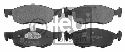 FEBI BILSTEIN 24673 - Brake Pad Set, disc brake Front Axle DACIA